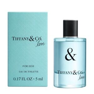 TIFFANY & CO. LOVE FOR HIM EDT MINIATURE FRAGRANCE BOTTLE - SIZE 5ML BNIB